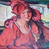 Tableau "Parisienne du second empire"