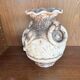 Terracotta amphora vase