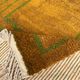 Authentic traditional pure wool handmade rug 2/3 m