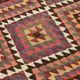 Turkish Handwoven Vintage Herki Kilim 92 cm x 316 cm