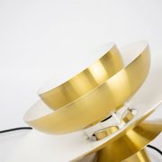 Danish vintage pendant lamp Roma by Junge, 1980s