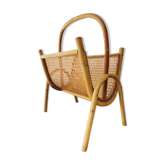 Door vintage bamboo magazines and rattan canning 70s