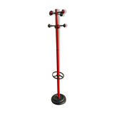 Coat rack 1970 vintage red