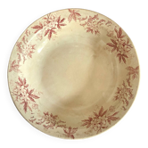 Plat rond terre de fer St Amand Anémone