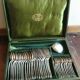 Christofle metal silver cutlery set - 37 pieces