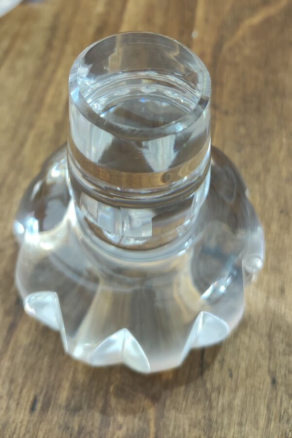 Grande carafe en cristal ancienne