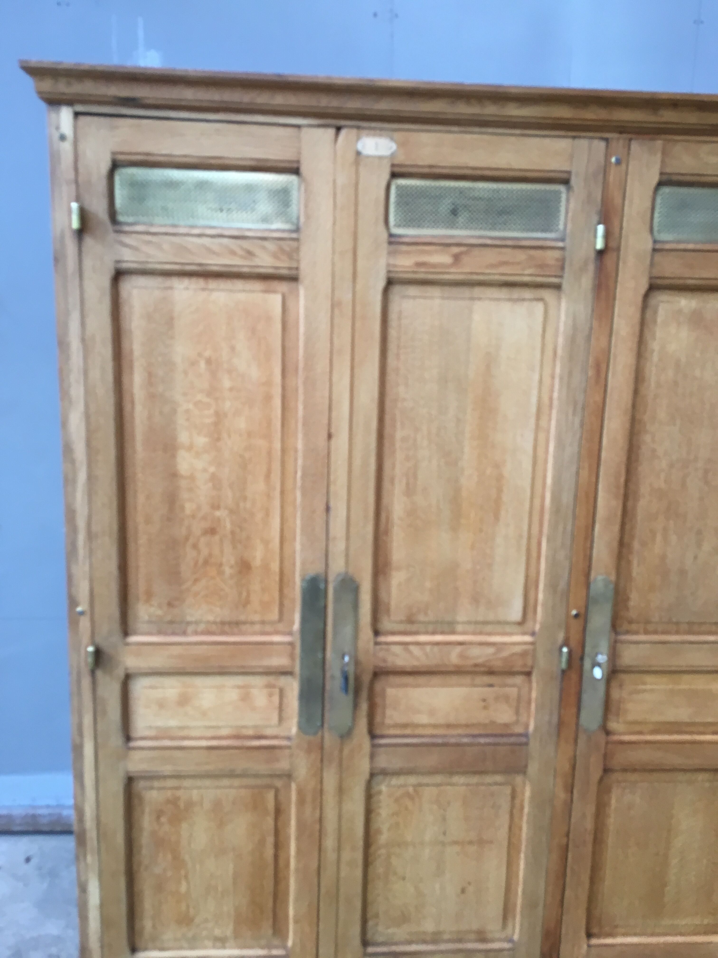 30s Oak cloakroom from the national bank in France