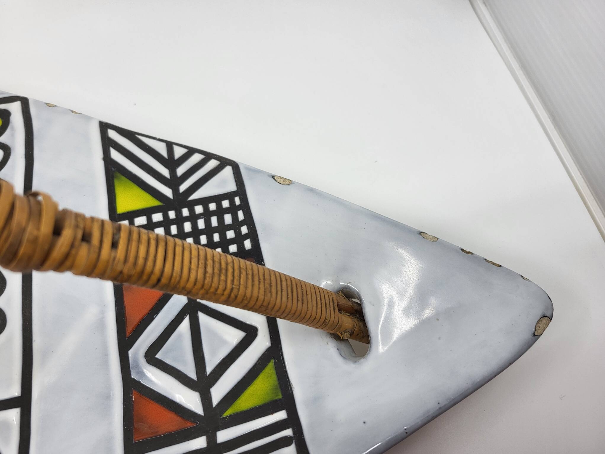 Colossal Roger Capron ceramic cup from the French Riviera, 1950s