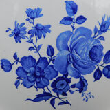 Cake dish KG Lunéville with blue flowers