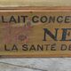 Nestlé wooden box.