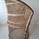 Chaise en rotin vintage