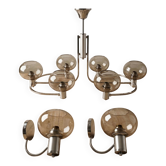 Ensemble Luminaire Vintage Delmas (Style Sciolari)