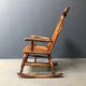Fauteuil à bascule anglais Windsor du début des années 1900