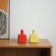 Red ceramic vase, German design, 1990s, manufactured by ASA Selection