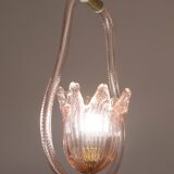 Pink Jewel Murano Glass Chandelier by Barovier e Toso, 1950s