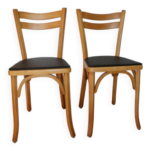 2 chaises baumann N°19 - skai