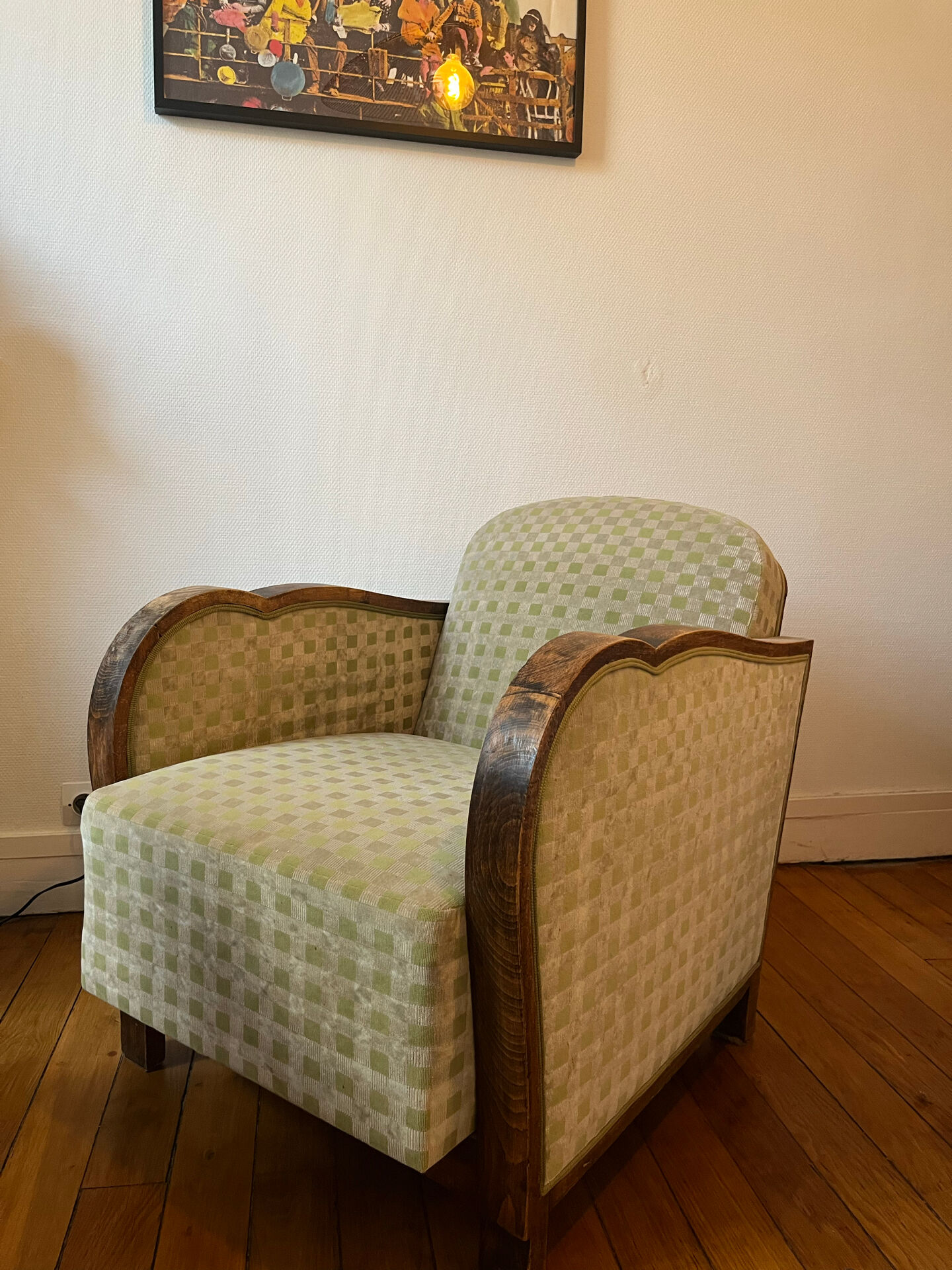 Fauteuil, style, art déco