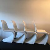 4 Verner Panton chairs for Vitra