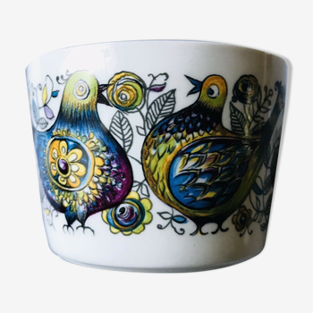 Villeroy & Boch VB ramequin small bowl decoration with peacocks