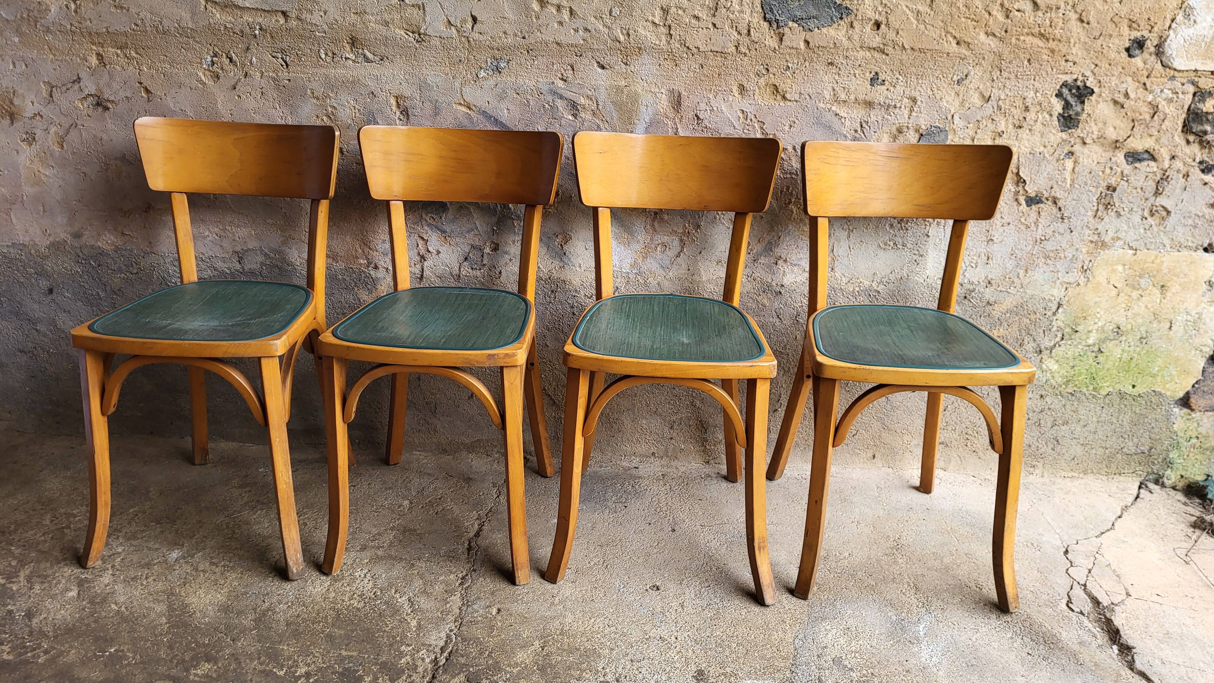 4 Baumann n°54 chairs
