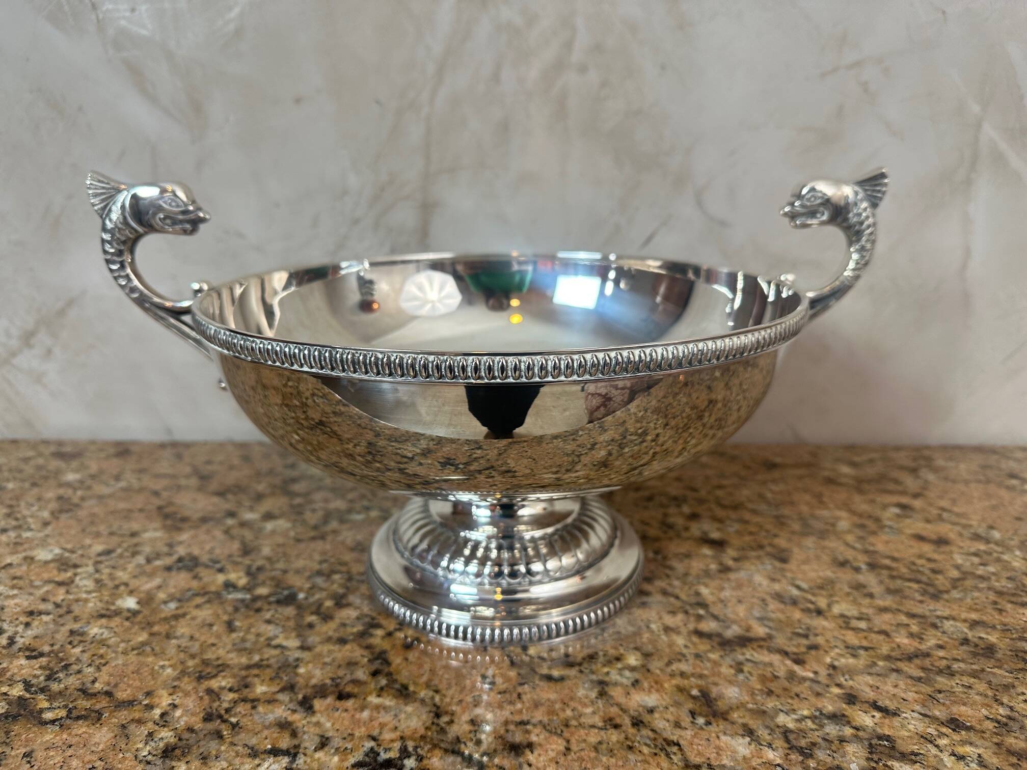 Silver metal cup