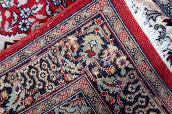 Vintage Persian Handmade Kashan Runner Rug, 2.4' x 5.8' (76 cm x 179 cm), 1960s