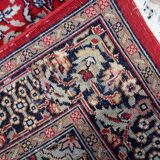 Vintage Persian Handmade Kashan Runner Rug, 2.4' x 5.8' (76 cm x 179 cm), 1960s