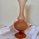 Opaline glass vase