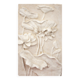 Bajorrelieve con flores.  Relieve con flores.