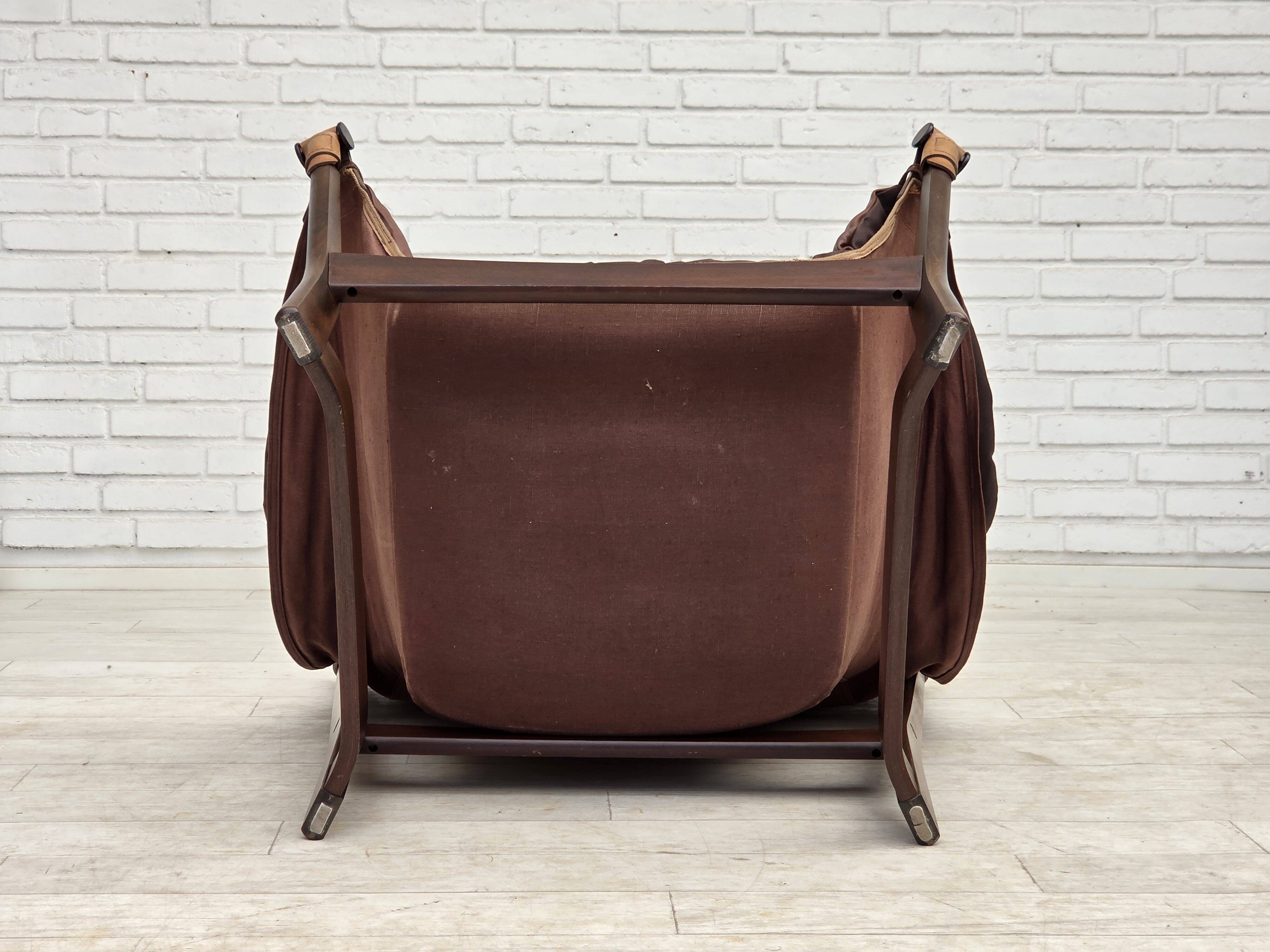 1970s, Norwegian design by Tormod Alnaes, "Trega" loungechair.