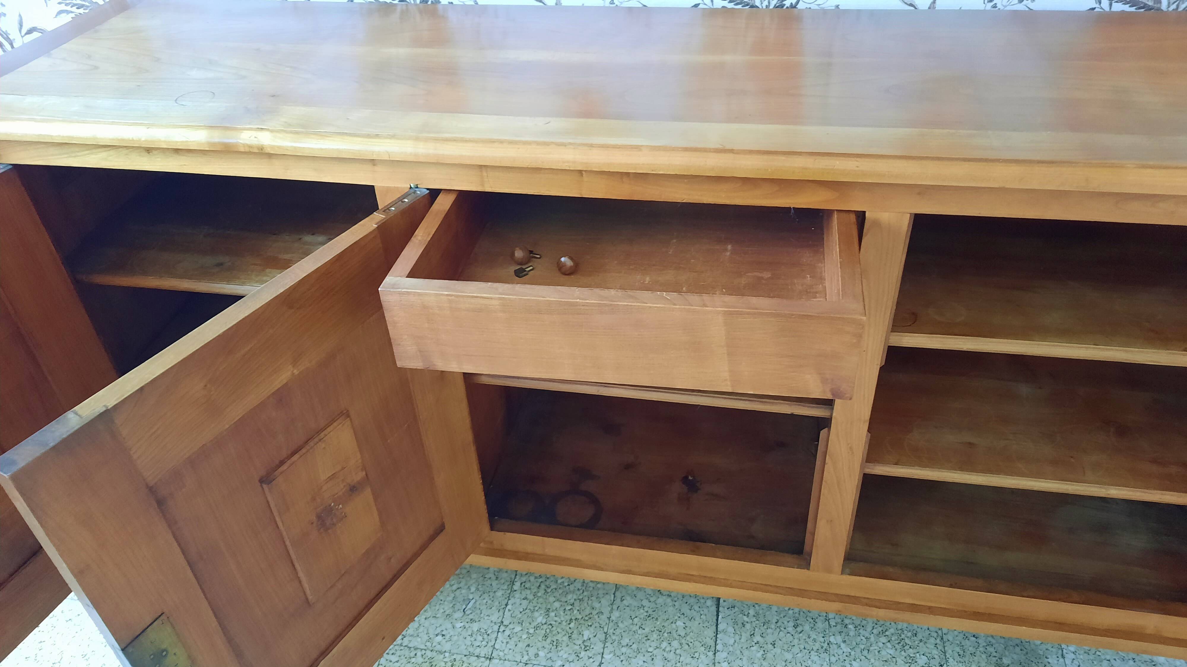 Cherry wood sideboard, 1950s