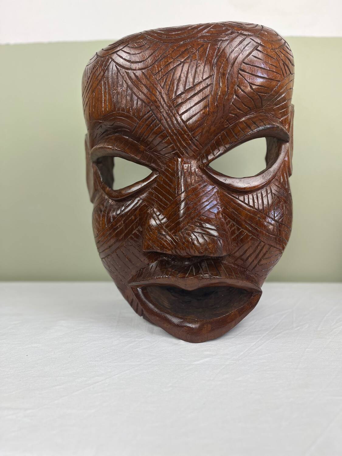 Large African handcrafted mask