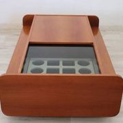 Table basse avec compartiment bar, Italie années 1970