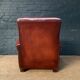 French leather club chair, circa 1930
