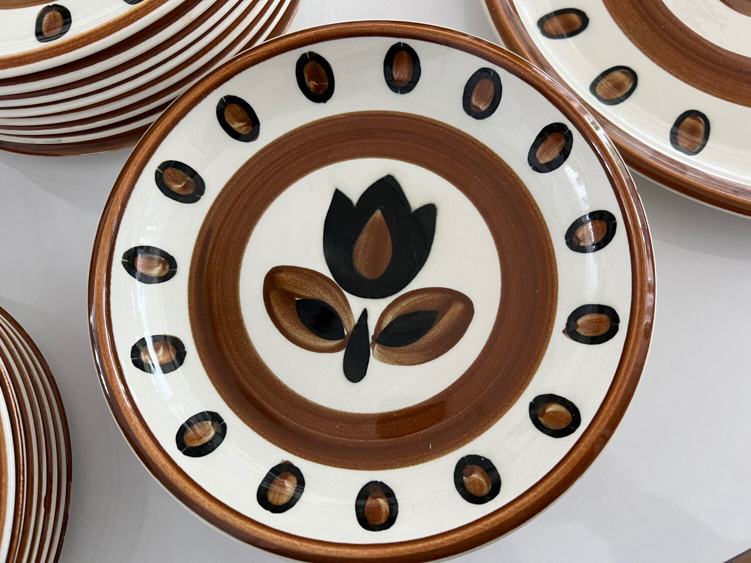 Service De Vaisselle Boch Frères La Louvière En Porcelaine - Complet, Occasion Bon état