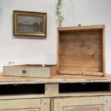 Parisian buffet in patinated wood, circa 1930.