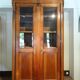 Large director's bookcase in solid walnut, 19th century.