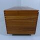Salin Nyborg Teak Chest / Storage Box / Side Table on Wheels Denmark 1960s