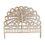 Peacock rattan headof