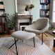 Cross Leg Armchair and its ottoman - Magnus Long for Conran Shop