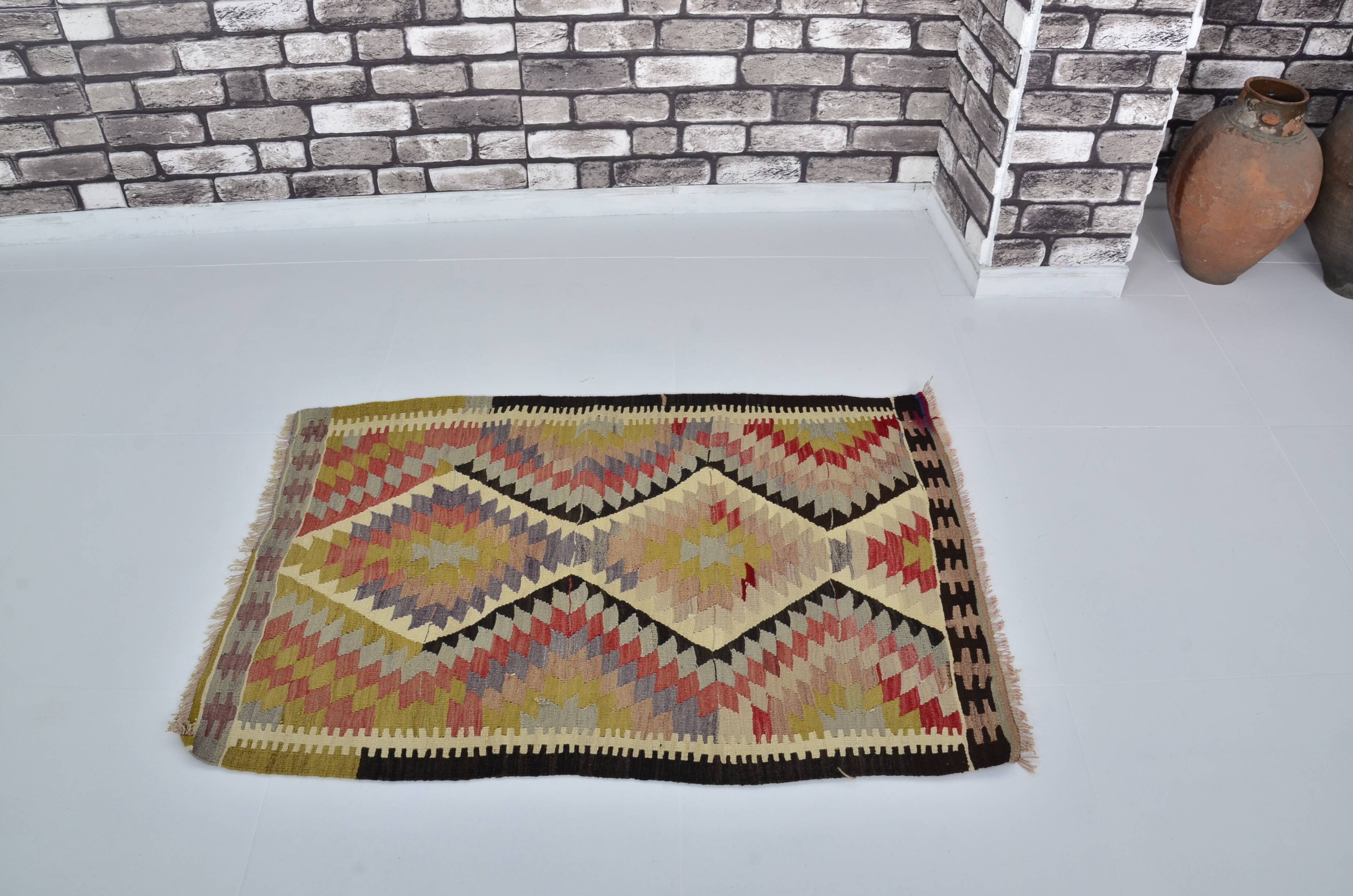 Anatolian Oushak Vintage Kilim Rug sku 3071