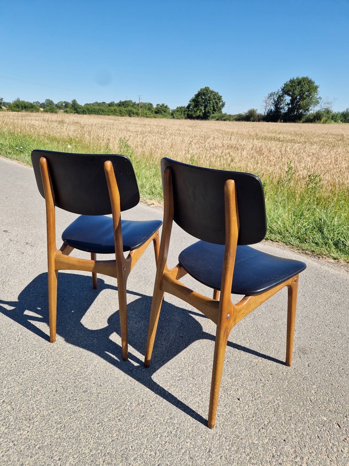 Lot de 2 chaises scandinaves