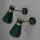 Two Flexible Wall Lamps by Napako in Stilnovo Style, 1960s, Restored