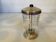 Silver-plated metal sugar bowl shaker Art Deco