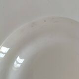 Saint-Clément plate with polychrome floral decoration