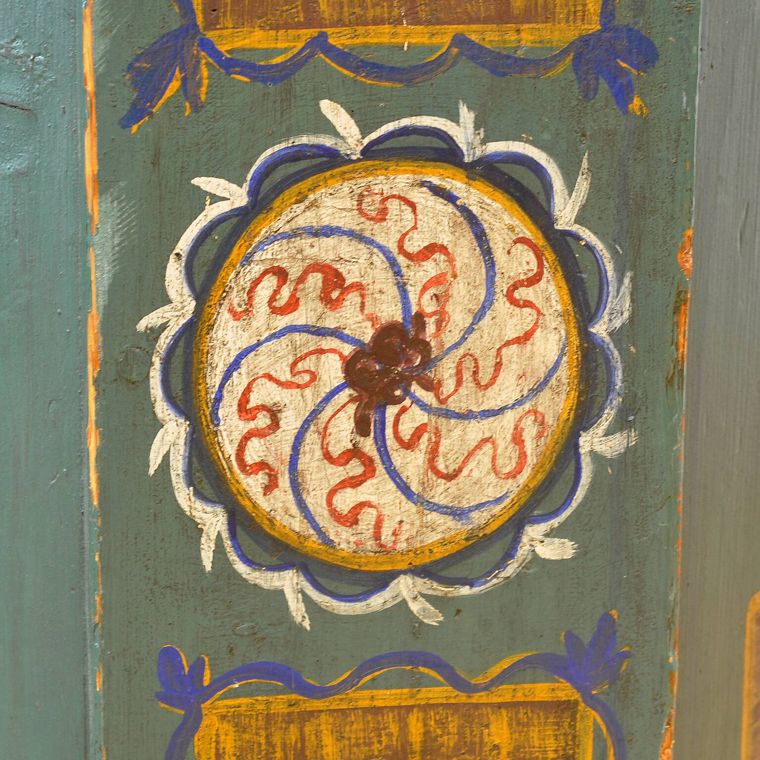 German bridal cabinet, dated 1852