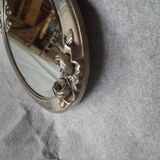 Art Deco pewter mirror