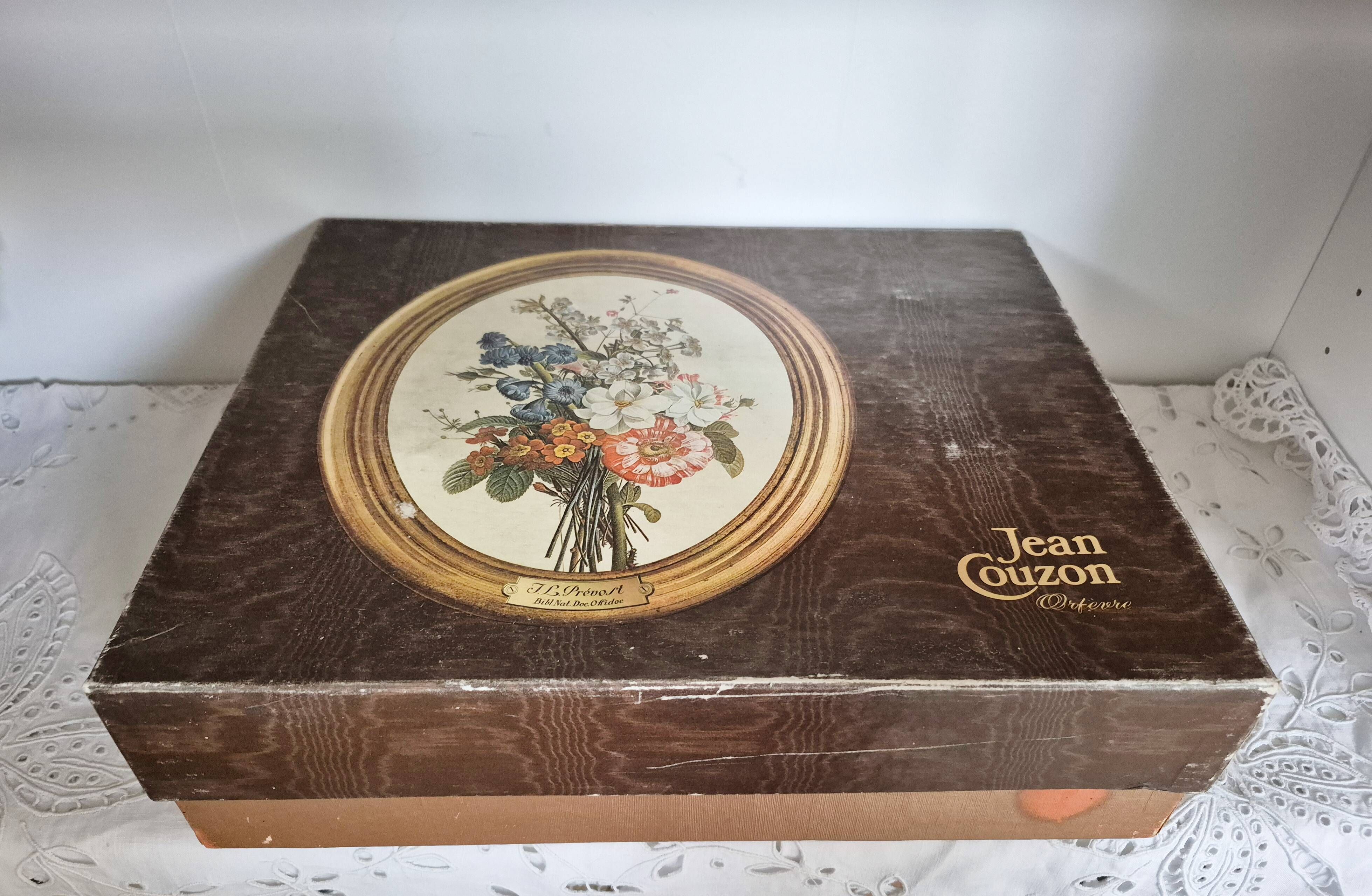 Set of 6 ice cream cups, Jean Couzon box, in 18/10 stainless steel