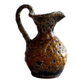 Art Ceramic Jug – Honey Glazes, Cyclops - Vallauris Style
