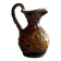 Art Ceramic Jug – Honey Glazes, Cyclops - Vallauris Style
